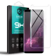 ZUSLAB Galaxy S9+ / S9 Plus Tempered Glass Screen Protector Film 9H Hardness for Samsung - Clear