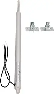 Linear Actuator, 200mm Stroke Electric Drive 100N for Machine Equipment, Aluminium Motion Cylinder for Automation System, Push Rod Actuator for Mechanical Device (24V)