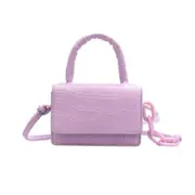 2 Pcs Retro Casual Women Totes Shoulder Bags Female Pu Leather Solid Color Chain Handbag Fashion Exquisite Shopping Bag