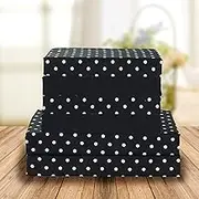 Elegant Comfort Luxury Soft Bed Sheets Polkadot Pattern - 1500 Premium Hotel Quality Microfiber Softness Wrinkle and Fade Resistant (6-Piece) Bedding Set, Queen, Black
