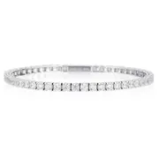 Georgini Selena 3mm Tennis Bracelet Silver 17.5cm