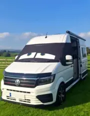 VW NEW crafter 2017+ Window Screen cover blackout blind Wrap GREEN Eyes