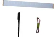 PERSELOSO 1Set Hanging Height Measurement Ruler Chart Decor for Boys Easy Installation Wall Decor for Nursery Kindergarten Classroom with Measuring Tape