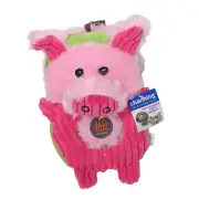 Charming Pet Pull Apart Pig Puzzler K9 Tuff Guard Plush Dog Toy 10 Inches