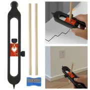 Precise Contour Scribe Tool with Lock Adjustable Contour Gauge with 2 Pencils ◈