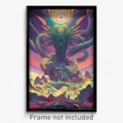 Movie Art Poster - Meek Nest (Psychedelic Trippy Weird Retro Cartoon Film Print)