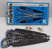 Marklin 2270 HO K Track Symmetrical 3-Way Switch Turnout