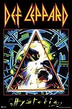 Def Leppard Hysteria Album Cover Heavy Metal Music Merchandise Retro Vintage 80s Aesthetic Band Cool Wall Art Print Poster 12x18