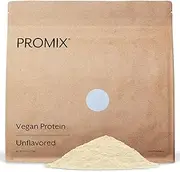 PROMIX Vegan Protein Powder | Dairy Free, Non GMO, Gluten Free, Organic (1 Pound, Vegan + B12)