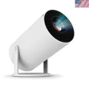 Advanced Mini Projector with 4K Support, WiFi 6 & 180° Rotatable for Home Cinema