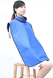[BUYERC] 0.35/0.5mmpb X-ray Radiation Protection Lead Clothing, high Collar Waistcoat Lead Clothing, Unisex Radiation Protection Lead Clothing.