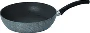 Ballarini 75001-779 Ferrara Deep Frying Pan, 9.4 inches (24 cm), Made in Italy, Fry Pot, Compatible with Induction and Gas Fires, Granitium, 5 Layer Coating