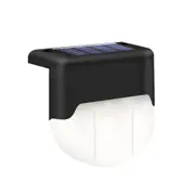 6pcs/12pcs/18pcs Solar Powered Deck Lights Waterproof Outdoor Path Garden Stairs Lights Fence Lamps