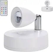 Interior lighting for art | Rechargeable remote control accent spotlights, battery lights, ambient room lighting for models, statues