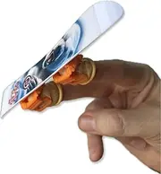 Finger Sliders Finger Snowboarding Model Dead Sled Pro Premier Mini Snowboard Model Realistic Bindings & Fingerwear Fingerboard Tricks Gift for Snowboarder Decor