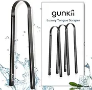 Tongue Scraper - 3 Pack Advanced Tongue Scrapers, Tongue Cleaner for Adults and Kids, Fights Bad Breath, Metal Tongue Scraper, Great for Oral Care and Oral Hygiene, Ayurveda Tongue Scraper