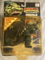 Trendmasters 1994 Godzilla Action Figure Toy with Glowing Atomic Plasma Eyes