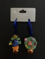 Disney Parks Finding Nemo Dory Bell Ornament Set of 2 Christmas Ornaments