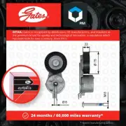 Aux Belt Tensioner fits FORD GALAXY Mk2 TDCi 1.8D 06 to 15 Drive V-Ribbed Gates