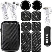 Mini Wireless EMS Unit Muscle Relaxer Ems Body Massage Tool Micro-Current Pulse Massager