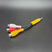 RCA to AV Input Adapter 3.5 MM TC TLV Male To Female Plug Play Electronic Cables
