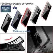 For Samsung Galaxy S9 / S9 Plus Hybrid Rubber Armor Case Slim Clear Bumper Case