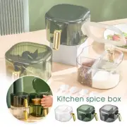 Kitchen Seasoning Box Condiment Sugar Salt Storage Container Case Home Spice Jar