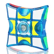 Nevenka Fidget Spinner 1X3X3 Speed Cube Puzzle Anti-Anxiety Toys for Kids Audlts-Sea Blue