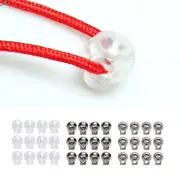 12pcs Plastic Cord Lock Stopper Spring Fastener Organizers