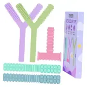 5 Pack Sensory Chew Toys for Autistic Children, Silicone Chewy Tubes Teething
