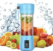 Portable Blender Juicer Cup USB Rechargeable Smoothies Mixer Fruit Machine Pink