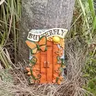 Resin Crafts Elf Fairy Door Figurine Cute Garden Fairy Gate Home Decor