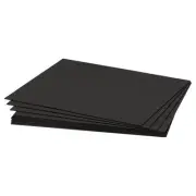 EVA Foam Sheets Black 10.8 Inch x 8.5 Inch 1.7mm Thick Crafts Foam Sheets 10Pcs