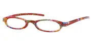 Rectangle Full Rim Plastic Men's Glasses Orange Size +1.00 - Lenses Included - Private Health Rebate - Blue Light Block Available - SmartBuy Readers