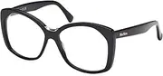 [MaxMara] MM5141 001 Shiny Black 57/15/140 Women's Frame, 001 Shiny Black, 57/15/140