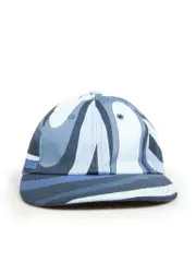 Blue Denim Printed Pattern Baseball Cap