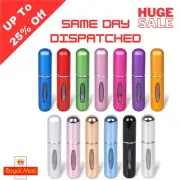 Refillable Perfume Atomiser 5 ml Spray Pump Portable Bottles Ideal for Travel