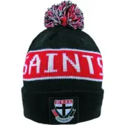 Burley Sekem - Official AFL St Kilda Bar Beanie One Size - FREE POSTAGE