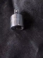 CrV Socket Adaptor Reducer -3/8" square drive to 1/4" (3/8" female- 1/4" male)