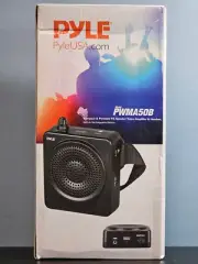Pyle Model PWMA50B Compact & Portable PA Speaker Voice Amplifier & Headset - NEW