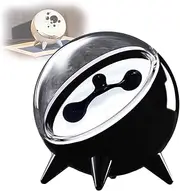 Dancing Ferrofluid Speaker, Ferrofluid Sound Visualizer, Dancing Ferrofluid Lamp with Music Rhythm with Music Rhythm, Magnetic Fluid Toys, Speaker Music Companion with Music Rhythm Black
