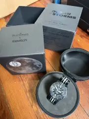 Blancpain X Swatch Ocean of Storms Fifty Fathoms Watch AUTHENTIC With Receipt