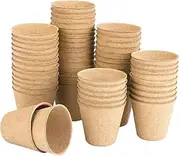BESPORTBLE 100pcs Seedling Trays Germination Pots for Planting Nursery Pots Large Size for Sapling Growth