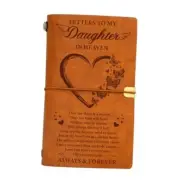 Letter to in Heaven Leather Journal,Memorial Gifts,Sympathy Gifts for Daughter