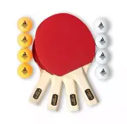 JOOLA Ping Pong Paddle Set with Ping Pong Balls & Carrying Case - Set of 4 or Se