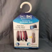 Space Bag Suit Bag Airtight Waterproof Vacuum Seal Hanging Storage New