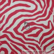 BonEful Fabric FQ Cotton Decor Pink Zebra Animal Skin Print Baby Girl Nursery US