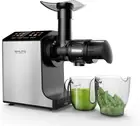 Masticating Juicer Machines, Cold Press Juicer, Easy to Clean with Brush, Touch