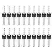 20pcs Micro PCB Drill Bits 1.35mm Tungsten Steel for CNC Engraving