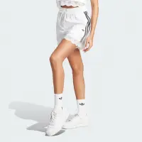 在飛比找Yahoo奇摩購物中心優惠-adidas 短裙 女款 運動裙 三葉草 3 STRIPE 